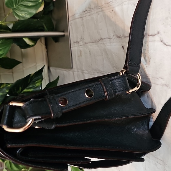 Rebecca Minkoff Hudson Moto Crossbody/ Shoulder  Black Large Leather Bag - Picture 6 of 15